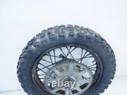 Malaguti Grizzly RCX 12 3.00X12 Rear Rim Complete Rubber Wheel