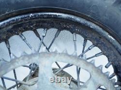 Malaguti Grizzly RCX 12 3.00X12 Rear Rim Complete Rubber Wheel