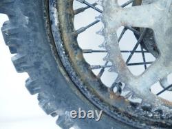 Malaguti Grizzly RCX 12 3.00X12 Rear Rim Complete Rubber Wheel