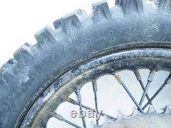 Malaguti Grizzly RCX 12 3.00X12 Rear Rim Complete Rubber Wheel