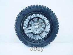 Malaguti Grizzly RCX 12 3.00X12 Rear Rim Complete Rubber Wheel
