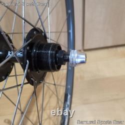Mavic complete wheel black rim quick release set