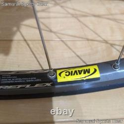 Mavic complete wheel black rim quick release set