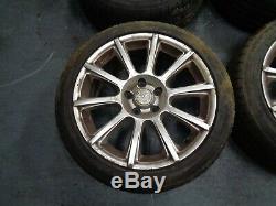Mazda RX-8 complete set of four18 10 spoke alloys wheels tyres in silver 5 stud