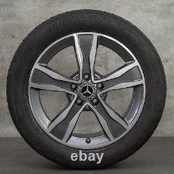 Mercedes Benz 17 inch rims C-Class W205 complete winter wheels A2054010800