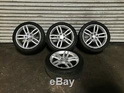 Mercedes Benz Oem W204 C250 C300 C350 Front Rear Set Rim Wheel & Tire 17 08-15