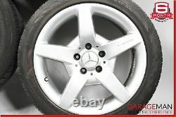 Mercedes R171 SLK350 CLK63 AMG R17 Sport Complete Wheel Tire Rim Staggered Set