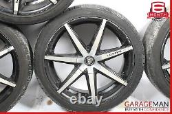 Mercedes S550 CL550 Lexani Complete Wheel Tire Rim Set of 4 Pc 9Jx22 Aftermarket