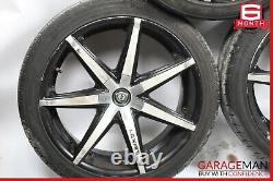 Mercedes S550 CL550 Lexani Complete Wheel Tire Rim Set of 4 Pc 9Jx22 Aftermarket