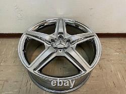 Mercedes W221 S63 S65 Cl63 S550 Cl550 Front Amg 20 Chrome Wheel Rim Oem 8.5 X20