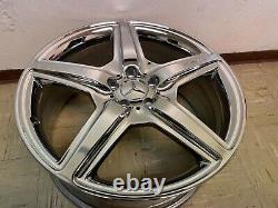 Mercedes W221 S63 S65 Cl63 S550 Cl550 Front Amg 20 Chrome Wheel Rim Oem 8.5 X20