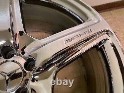 Mercedes W221 S63 S65 Cl63 S550 Cl550 Rear Back Amg 20 Chrome Wheel Rim Oem