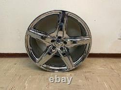 Mercedes W221 S63 S65 Cl63 S550 Cl550 Rear Back Amg 20 Chrome Wheel Rim Oem