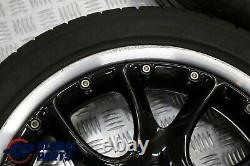 Mini R50 R56 Complete 4x Wheel Alloy Rim with Tyres 17 7J Web Cross Spoke 98
