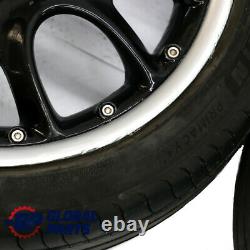 Mini R50 R56 Set Complete 4x Wheel Alloy Rim Tyres 17 7J Web Cross Spoke 98