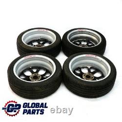 Mini R50 R56 Set Complete 4x Wheel Alloy Rim Tyres 17 7J Web Cross Spoke 98