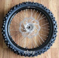 NEW 17 22 Honda CRF450RX Front Wheel Complete OEM Rim Hub Tire Rotor CRF 450RX