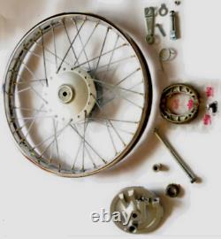 NEW Complete FRONT Wheel brake drum shoes bolts ALL PARTS 1.20 to fit Honda Cub