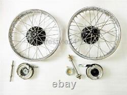 New 19 Complete Wheel Rim Pair Fit For BSA Norton Enfield