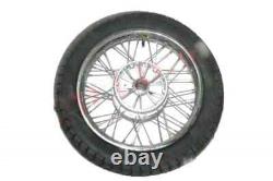 New 2 Complete Front Rear 16 36 Holes Wheel Rim With Tyre Tube Fits For Jawa