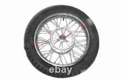 New 2 Complete Front Rear 16 36 Holes Wheel Rim With Tyre Tube Fits For Jawa