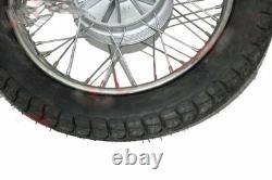 New 2 Complete Front Rear 16 36 Holes Wheel Rim With Tyre Tube Fits For Jawa