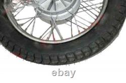 New 2 Complete Front Rear 16 36 Holes Wheel Rim With Tyre Tube Fits For Jawa