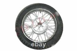 New 2 Complete Front Rear 16 36 Holes Wheel Rim With Tyre Tube for Jawa GEc