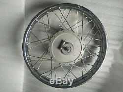 New Complete Front Wheel Rim 19 & 40 Hole With Drum Plate Fit For Royal Enfield