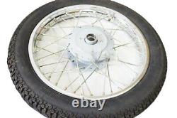 New Complete Wheel Rim WM2- 19 With Tyre & Tube Pair For Royal Enfield