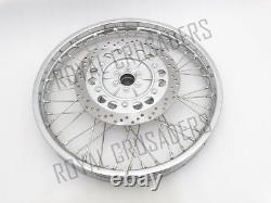 New Royal Enfield 19 Front Wheel Rim With Complete Disc Brake Assembley