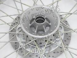 New Royal Enfield 19 Front Wheel Rim With Complete Disc Brake Assembley