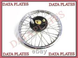 New Royal Enfield Complete Rear Wheel Rim 19'' (complete)