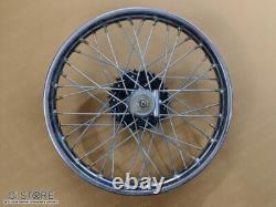New Royal Enfield Wheel Rim 19 Half Width Hub Rear Complete Assembly
