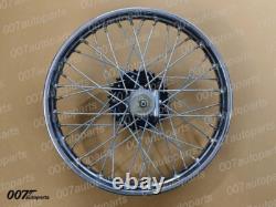 New Royal Enfield Wheel Rim 19 Half Width Hub Rear Complete Assembly