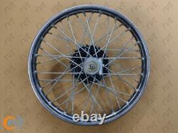 New Royal Enfield Wheel Rim 19 Half Width Hub Rear Complete Assembly