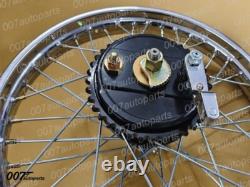 New Royal Enfield Wheel Rim 19 Half Width Hub Rear Complete Assembly