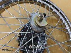 New Royal Enfield Wheel Rim 19 Half Width Hub Rear Complete Assembly