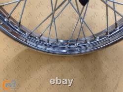 New Royal Enfield Wheel Rim 19 Half Width Hub Rear Complete Assembly