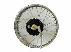NewVintage 19 Rear Wheel Rim Complete With Spoke Half Width Hub BSA, Norton, RE