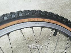 OLD SCHOOL BMX ARAYA 7X RIMS 20 X1.75 36 HOLE BLACK VTG Wheels Tires complete