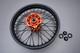 Orange Enduro Rear Wheel / Rim Complete Ktm Xc-f 250 2013-2014 2,15x18