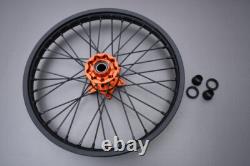 Orange Off-Road MX Front Wheel / Rim Complete For KTM XC 450 2004-2007 1,6x21