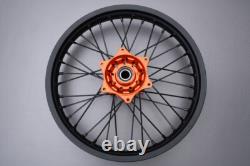 Orange Off-Road Rear Wheel / Rim Complete HUSABERG TE 125 2011-2014 2,15x19