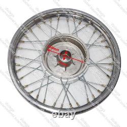 Pair Complete 16 Wm2 For Jawa 250 350 Cw 36 Holes Wheel Rim With Spoke New