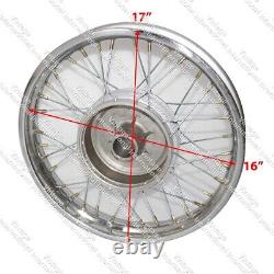 Pair Complete 16 Wm2 Jawa 250 350 Cw 36 Holes Wheel Rim With Spoke @US