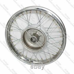 Pair Complete 16 Wm2 Jawa 250 350 Cw 36 Holes Wheel Rim With Spoke @Vi