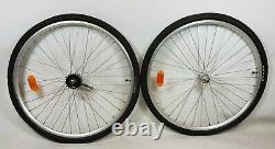 Pair Of 700c / 28 / 622 Wheel Set Shimano Nexus Sg-3c41 3 Spd Coaster Brake