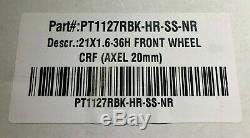 ProTrax Complete Front Wheel Rim 21X1.60 Red Hub HONDA CR125 CR250 CRF250R