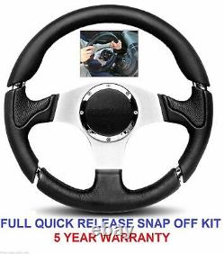 Quick Release Steering Wheel And Boss Hub Kit Fit Vw T4 Transporter 1996 On